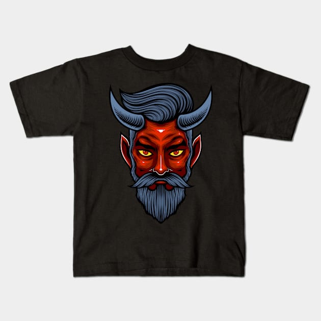 Devil 1.1 Kids T-Shirt by Harrisaputra